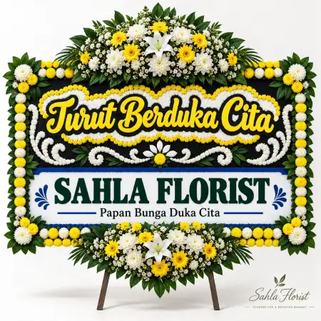 Papan Bunga Duka Kronjo